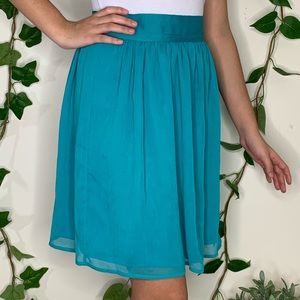 Cute turquoise skirt